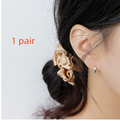 Geometric Mini 925 Sterling Silver Ear Buckle