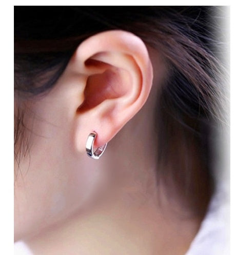 925 Sterling Silver Stud Earrings Hypoallergenic Women's Tremella