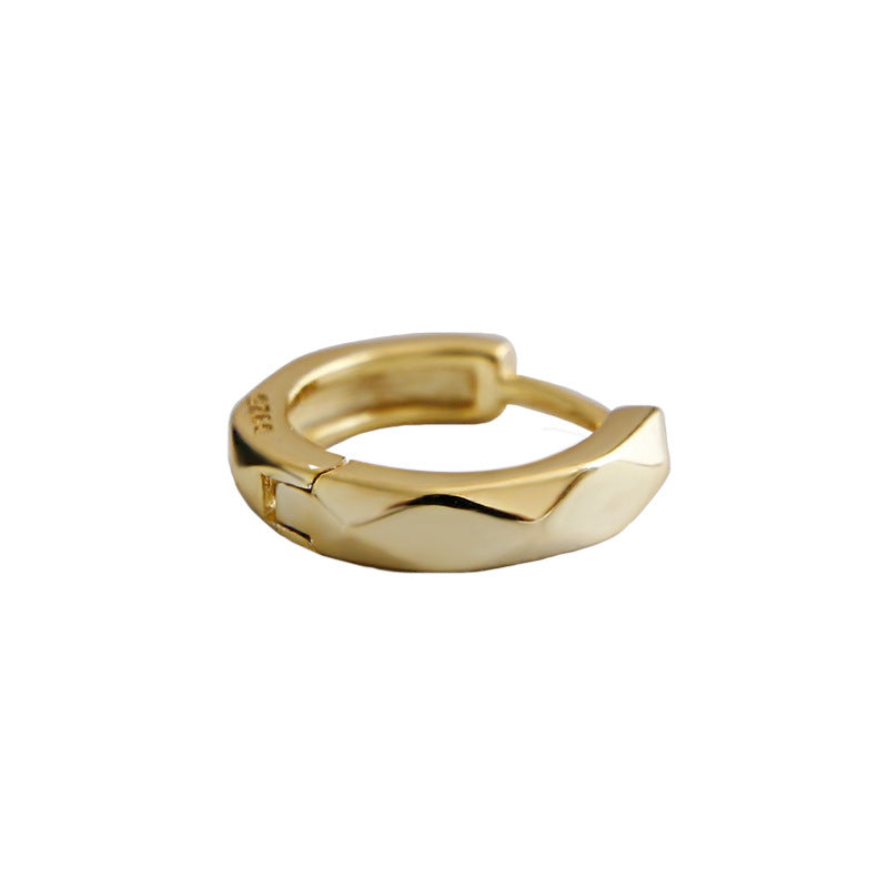 Geometric Mini 925 Sterling Silver Ear Buckle
