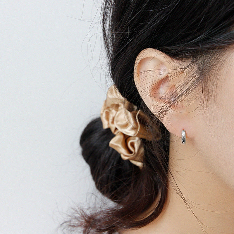 Geometric Mini 925 Sterling Silver Ear Buckle