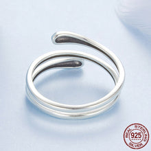 925 Sterling Silver Multilayer Simplicity Women Ring