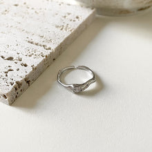 Women's 925 Sterling Silver Zircon Adjustable Ring