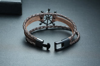 Lucky Loop Leather Bracelet for Her