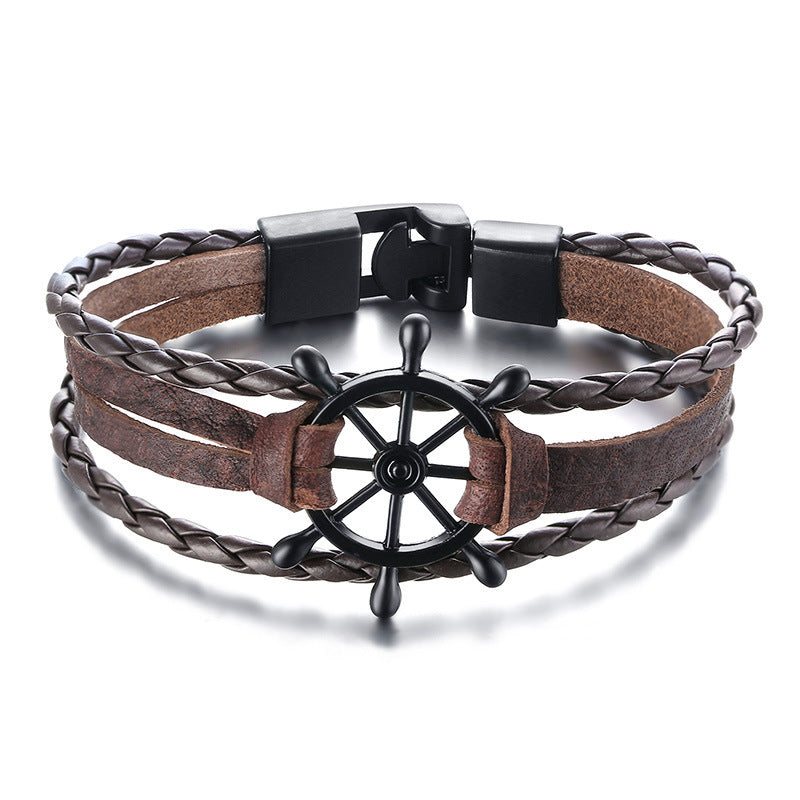 Lucky Loop Leather Bracelet for Her