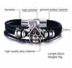 Lucky Loop Leather Bracelet for Her