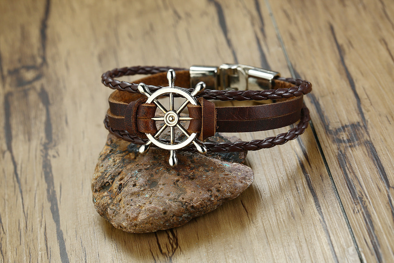 Lucky Loop Leather Bracelet for Her