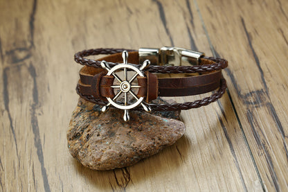 Lucky Loop Leather Bracelet for Her