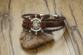Lucky Loop Leather Bracelet for Her