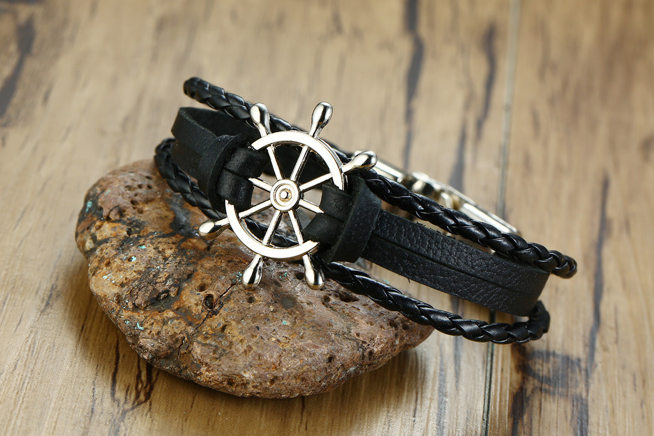 Lucky Loop Leather Bracelet for Her