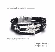 Lucky Loop Leather Bracelet for Her