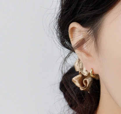Geometric Mini 925 Sterling Silver Ear Buckle