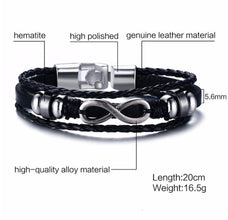 Lucky Loop Leather Bracelet for Her