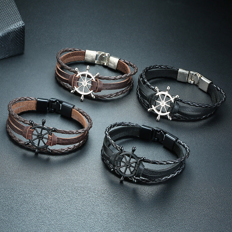 Lucky Loop Leather Bracelet for Her