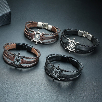 Lucky Loop Leather Bracelet for Her