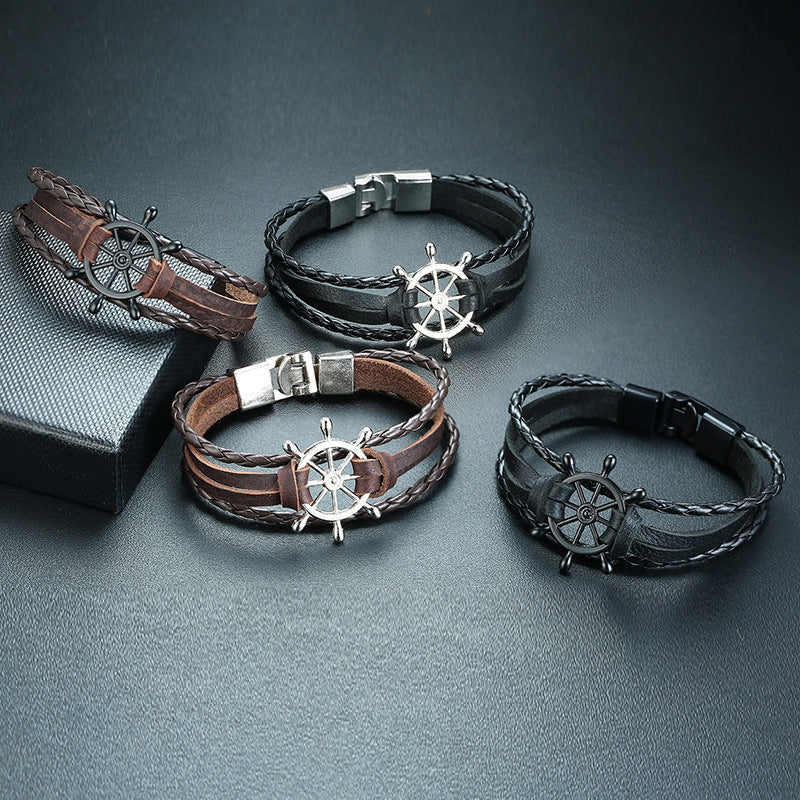 Lucky Loop Leather Bracelet for Her