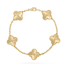 4-leaf clover bracelet S925 Gold-Plated S925 Clover Motif | Sterling Silver Jewelry 02