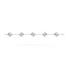 4-leaf clover bracelet S925 Platinum-Plated S925 Clover Motif | Sterling Silver Jewelry 01