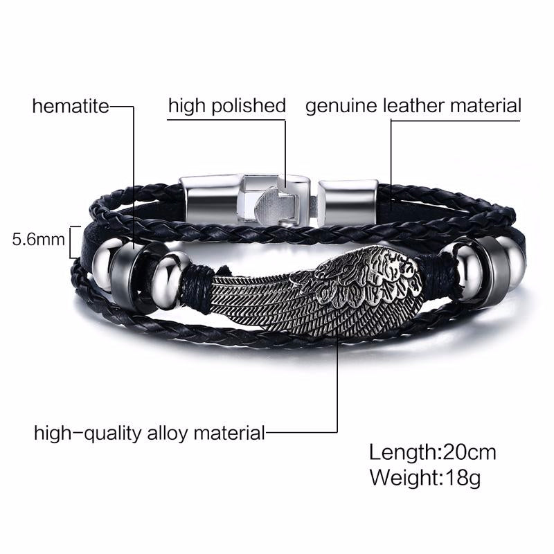 Lucky Loop Leather Bracelet for Her