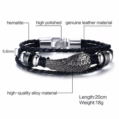 Lucky Loop Leather Bracelet for Her