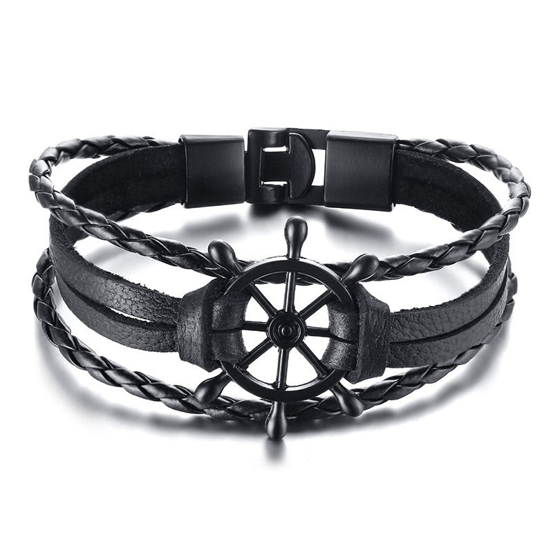 Lucky Loop Leather Bracelet for Her