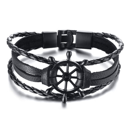 Lucky Loop Leather Bracelet for Her