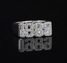 925 Sterling Silver Custom Year Ring – Elegant & Trendy Jewelry 02