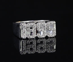 925 Sterling Silver Custom Year Ring – Elegant & Trendy Jewelry 04