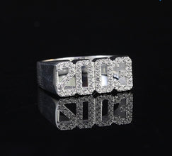 925 Sterling Silver Custom Year Ring – Elegant & Trendy Jewelry 05