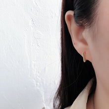 925 Sterling Silver Geometric Earrings – Triangle Minimalist Style 03