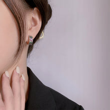 925 Sterling Silver Hoop Earrings – Multicolor Tribal Stripe, Anti-Allergy, Women’s Jewelry 04
