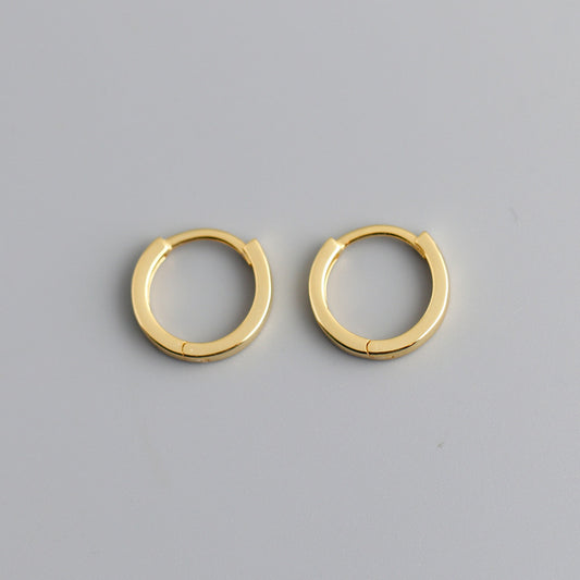 925 Sterling Silver Hoop Earrings – Simple, Lightweight, Everyday Jewelry 01