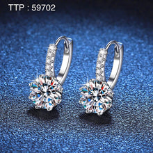 925 Sterling Silver Huggie Earrings – Ice Out CZ Diamond 9