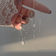 925 Sterling Silver Iced Out Diamond Pendant Necklace – Dainty Luxury Jewelry for Women 05