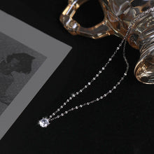 925 Sterling Silver Iced Out Diamond Pendant Necklace – Dainty Luxury Jewelry for Women 06