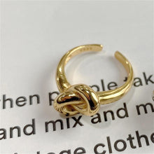 925 Sterling Silver Knot Ring for Women – Minimalist Geometric Jewelry 06