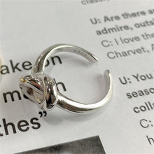 925 Sterling Silver Knot Ring for Women – Minimalist Geometric Jewelry 07