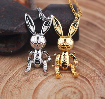 925 Sterling Silver Rabbit Necklace 01
