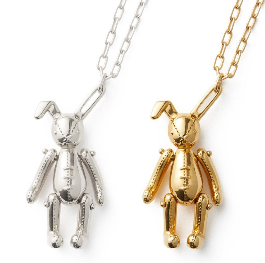 925 Sterling Silver Rabbit Necklace 02