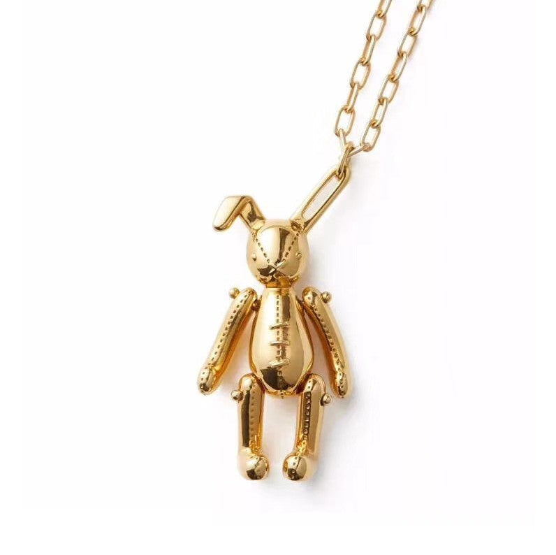 925 Sterling Silver Rabbit Necklace 03