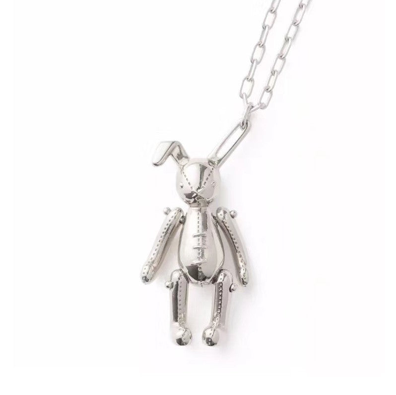 925 Sterling Silver Rabbit Necklace 05