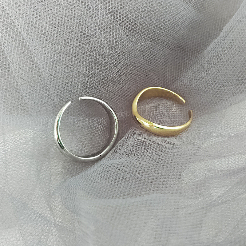 925 Sterling Silver Ring Simple For Women 05