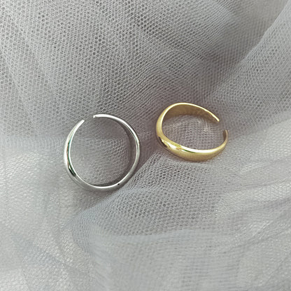925 Sterling Silver Ring Simple For Women 05