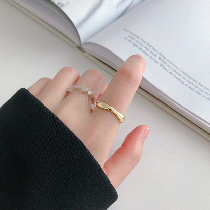 925 Sterling Silver Ring Simple For Women 06
