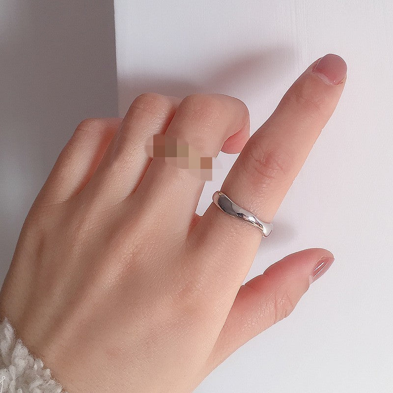 925 Sterling Silver Ring Simple For Women 07