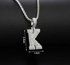 925 Sterling Silver Pendants Men's, Women's, Alphabet Pedants and Necklace