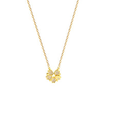 Lucky Clover Heart Necklace for Women – Crystal Pendant Gift Jewelry 05