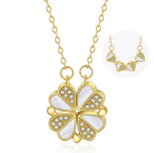 Lucky Clover Heart Necklace for Women – Crystal Pendant Gift Jewelry 07
