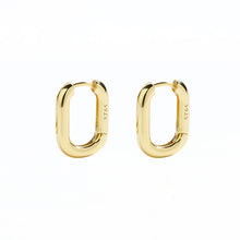 Minimalist Geometric 925 Silver Hoop Earrings – Everyday Wear 04