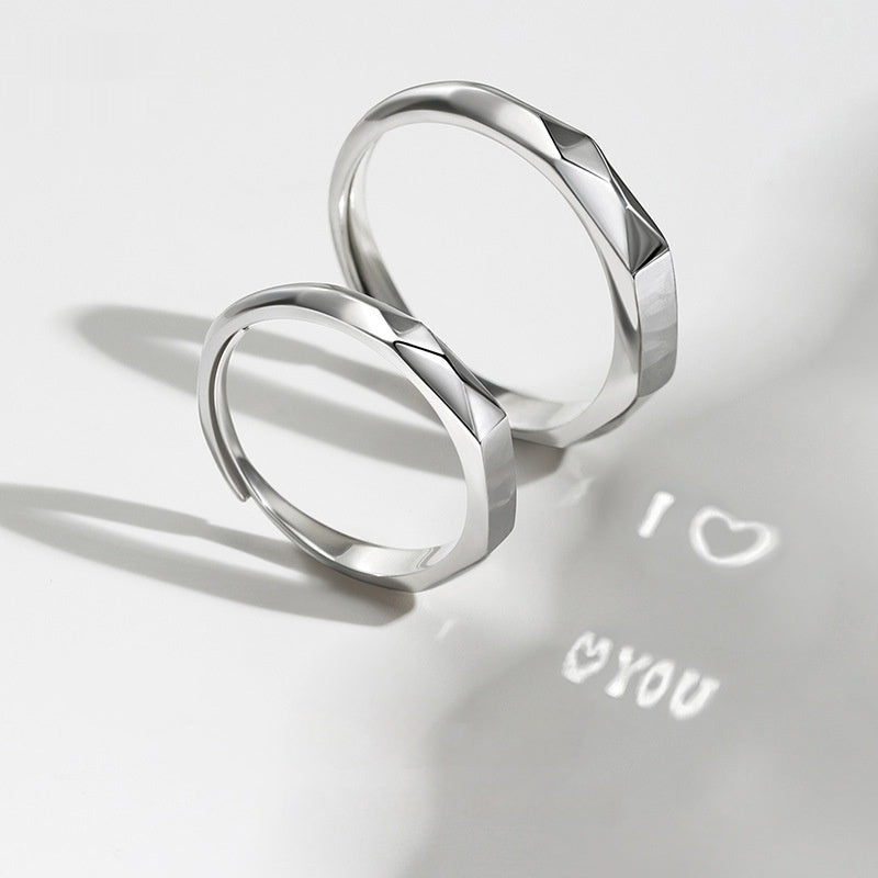 S925 Romantic Hidden Message Ring – Elegant Sterling Silver Gift