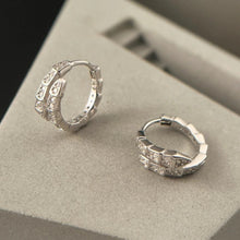 S925 Snake Hoop Silver Earrings – Real Sterling Silver for Women 03